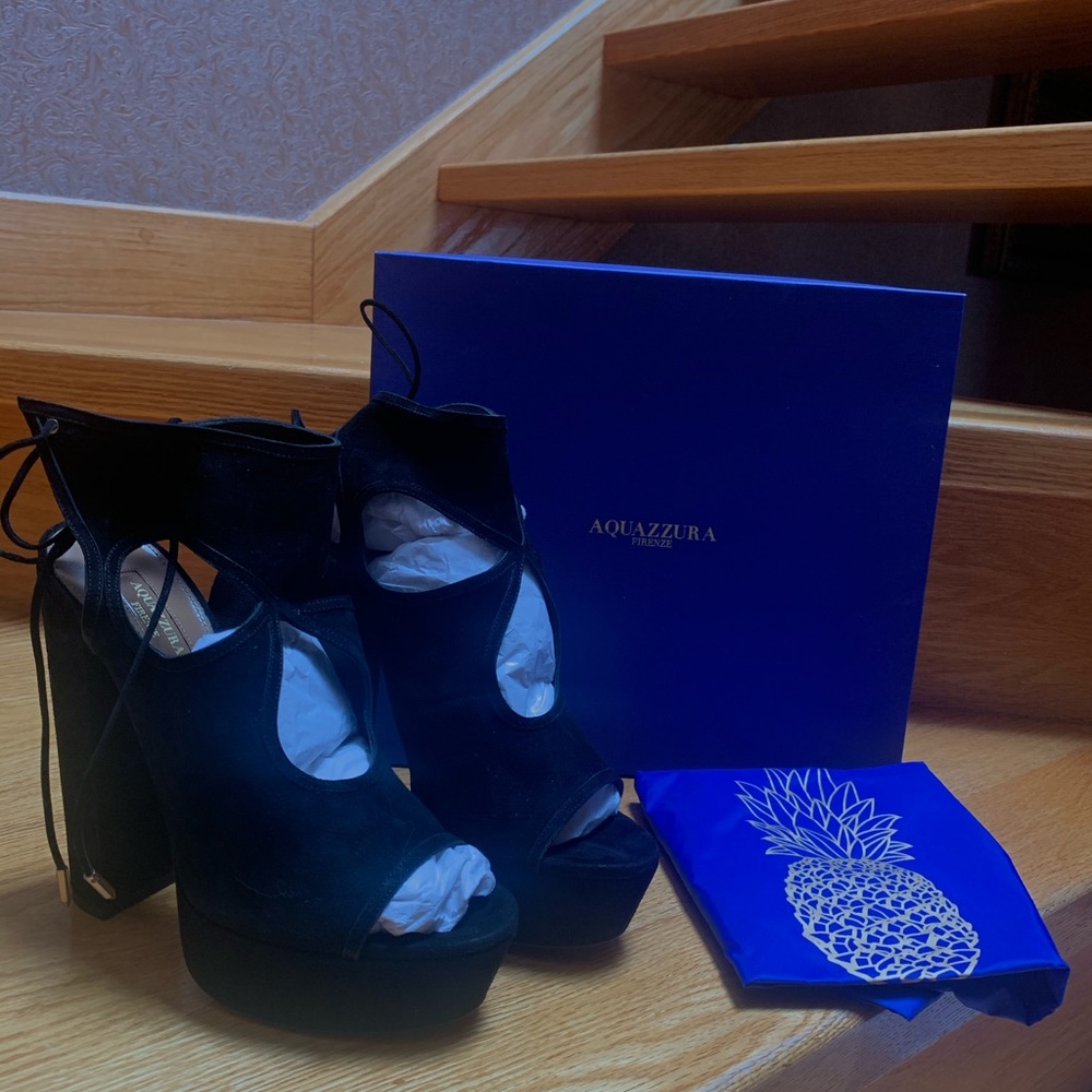 Aquazzura Sexy Thing Plateau Heels